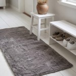 Fluffy antracit miljo runner-hel