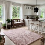 Fluffy ljung miljo 133x180