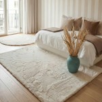 Fluffy naturvit miljo stor och rund-hel