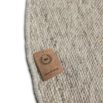 Neo_Rund160_Ljusgra_Handvavd