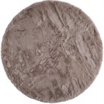 Mega soft Taupe rund Hel