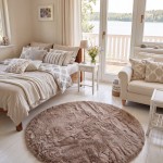 Mega soft Taupe rund Miljo2